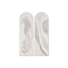 Płótno Home ESPRIT Biały Beżowy Abstrakcyjny Miejska 52 X 4 X 167 CM 53 X 4 X 168 CM (2 Sztuk)