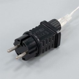 LED Gwiazdki świąteczne, ciepła biel, 10 diod LED, przezrocz