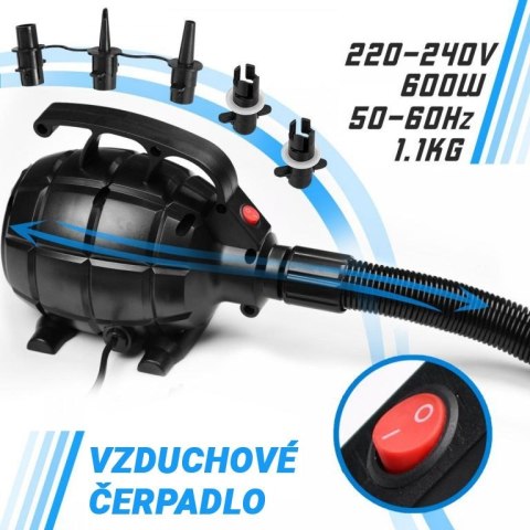 PHYSIONICS Mata dmuchana 400 x 100 x 10 cm, niebieska