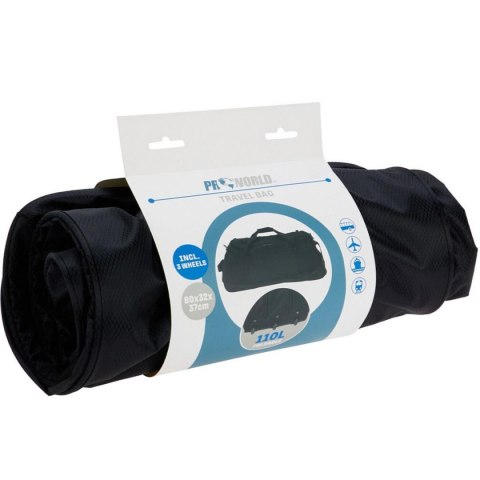 TORBA SPORTOWA PODRÓŻNA Z KÓŁKAMI PROWORLD CZARNA