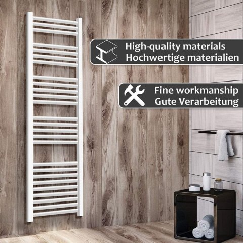 Grzejnik łazienkowy 1600 x 600 mm, biały