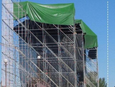 JAGO Plandeka 650 g/m², oczka aluminiowe, zielona, 5 x 8 m