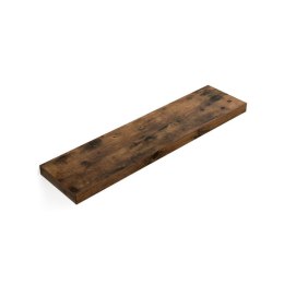 Półka ścienna VASAGLE rustykalna brązowa 80 cm MDF 15 kg