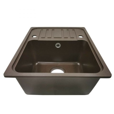 Aquamarin Zlew Granite, 57 x 45 cm, brązowy