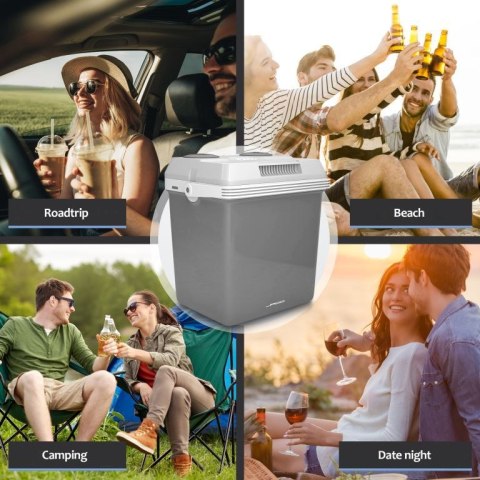 JAGO Pojemnik chłodzący, 25 l, antracytowy