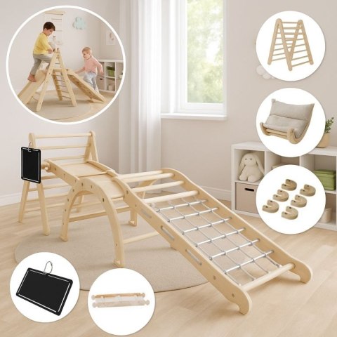 Dziecięcy zestaw wspinaczkowy 5w1 w stylu Montessori