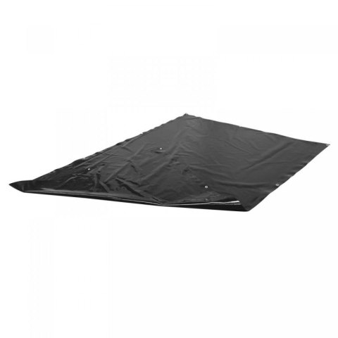 JAGO Plandeka 650 g/m², aluminiowe oczka, czarna, 4 × 6 m