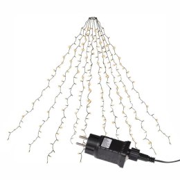 Łańcuch świetlny w kształcie stożka, 280 LED, ciepła biała