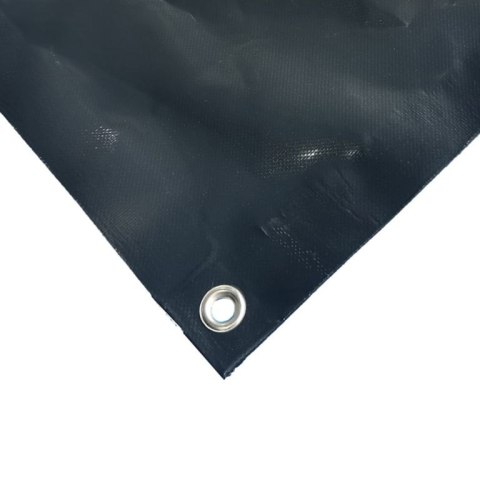 Plandeka JAGO 650 g/m², aluminiowe oczka, antracyt, 3x5 m