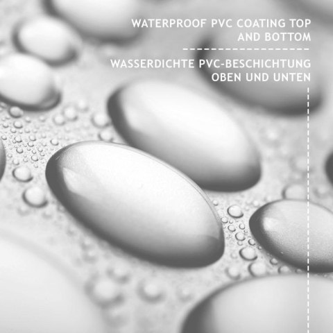 Plandeka JAGO 650 g/m², aluminiowe oczka, biała, 3x5 m