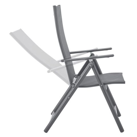 Składane krzesła ogrodowe Calena 2 szt., antracytowe