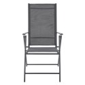 Składane krzesła ogrodowe Calena 2 szt., antracytowe