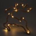 Dekoracja świąteczna renifer 28x29 cm, 20 LED 2 szt