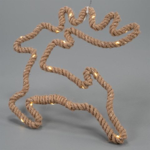 Dekoracja świąteczna renifer 28x29 cm, 20 LED 2 szt