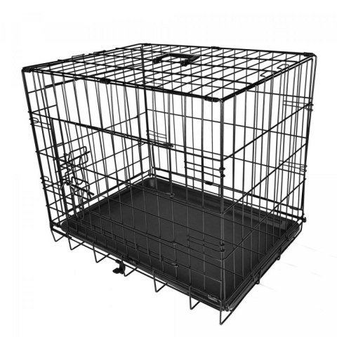 Leopet Składana klatka dla psa 121 x 74 x 80,5 cm XXL czarna