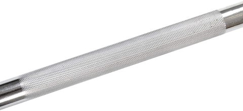 Physionics Chromowany gryf do hantli 120 cm + gwiaździste