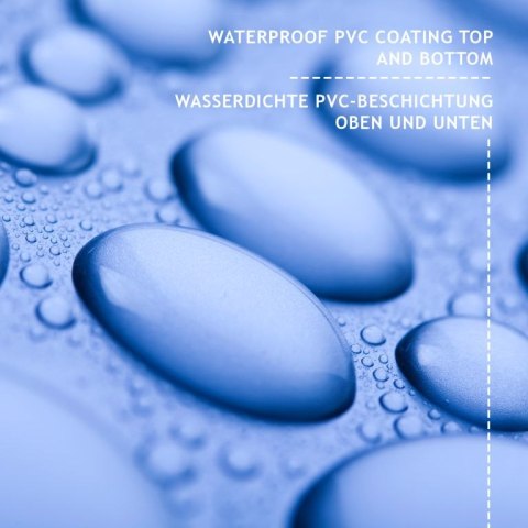 Plandeka JAGO 650 g/m²,aluminiowe oczka, niebieska, 3x6 m