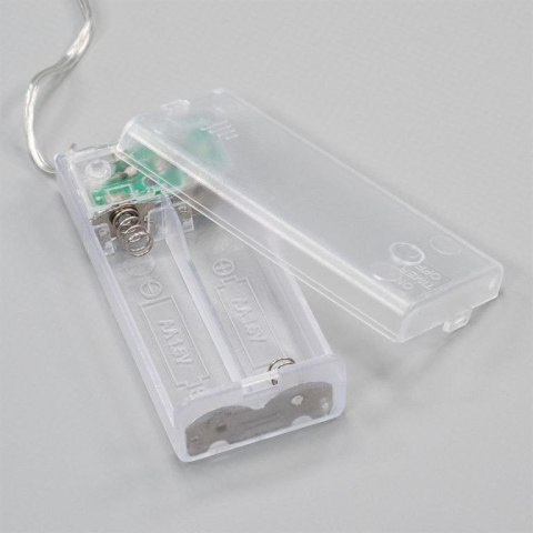 Zestaw 4 przewodów świetlnych 40 LED, ciepła biel