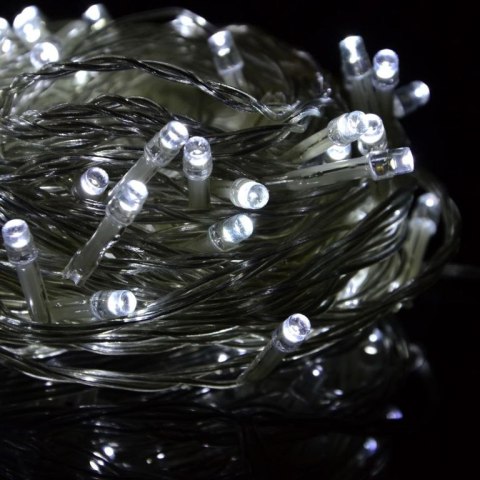 Zestaw świątecznych łańcuchów LED100 diod, zimna biel