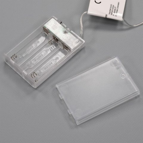 Oświetlenie LED srebrny przewód, zestaw 2 szt, ciepła biel,