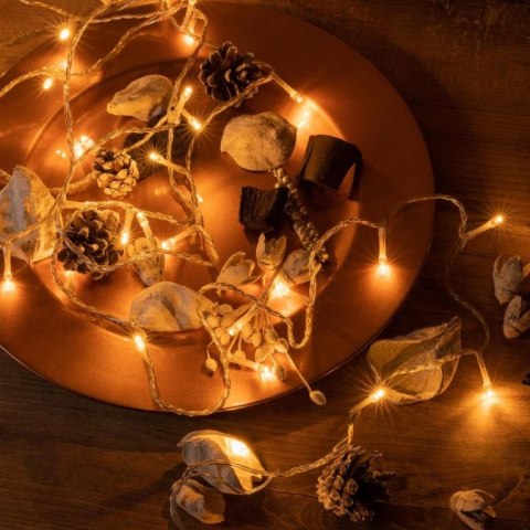 Zestaw 3 lampek choinkowych 20LED z timerem, kolor ciepły b.