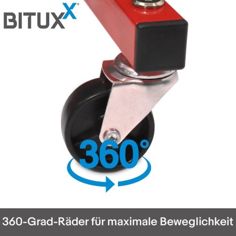 Stojak na felgi na koła samochodowe regał do warsztatu uniwerslany mobilny