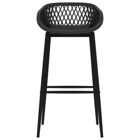 5-częściowy zestaw mebli barowych, czarny