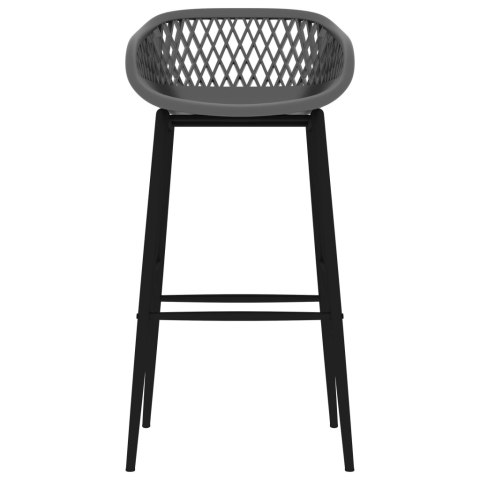 7-częściowy zestaw mebli barowych, biało-szary