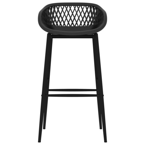 7-częściowy zestaw mebli barowych, czarny