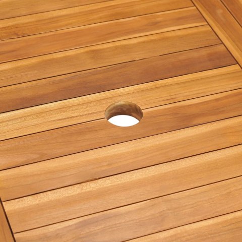 9-cz. zestaw mebli ogrodowych z poduszkami, lite drewno tekowe