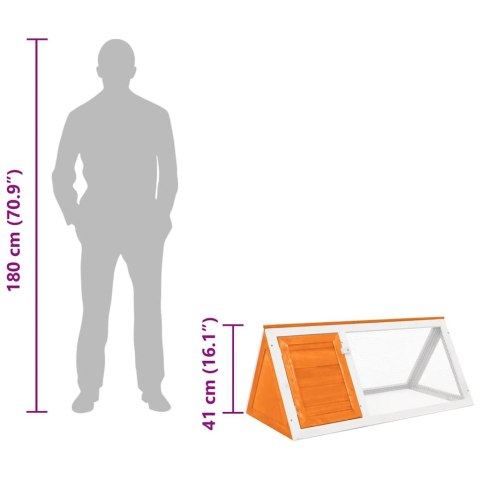 Klatka dla królików, drewniana