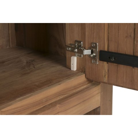 Ekspozytor stojący Home ESPRIT Szkło drewno tekowe 160 X 45 X 210 CM