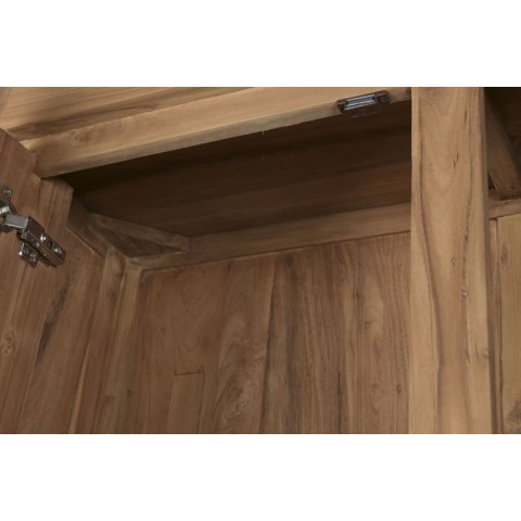 Ekspozytor stojący Home ESPRIT Szkło drewno tekowe 160 X 45 X 210 CM