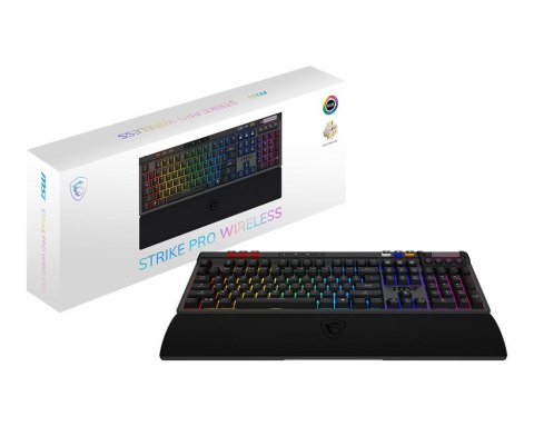 KEYBOARD GAMING BLACK US/STRIKE PRO W SILENT US MSI