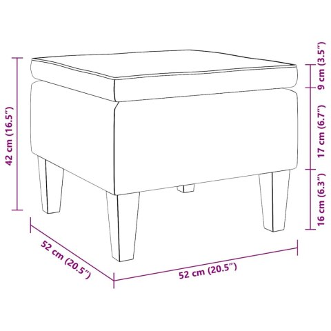 Podnóżek z drewnianymi nóżkami, ciemnozielony, obity aksamitem