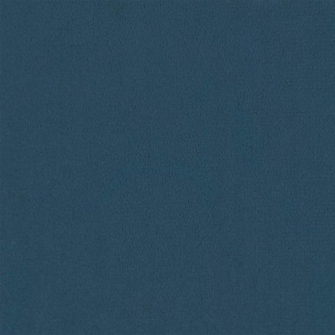 Podnóżek z drewnianymi nóżkami, niebieski, obity aksamitem