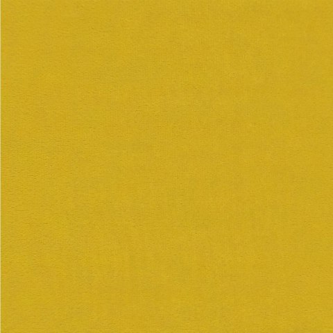 Podnóżek z drewnianymi nóżkami, żółty, obity aksamitem