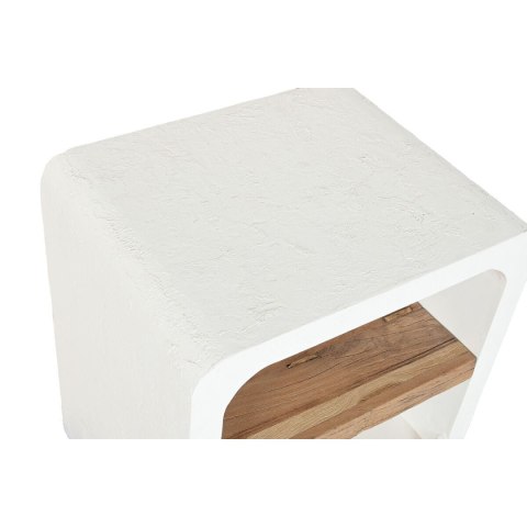 Stolik Nocny Home ESPRIT Biały Naturalny 50 x 40,5 x 55,5 cm