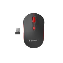 MOUSE USB OPTICAL WRL BLACK/RED MUSW-4B-03-R GEMBIRD