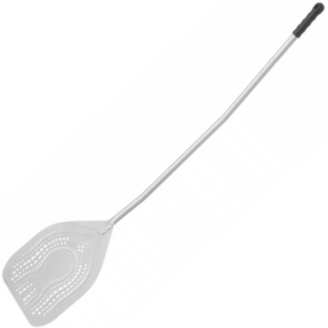 Łopata do pizzy Arena kwadratowa perforowana z wygiętym uchwytem 325 x 1475 mm