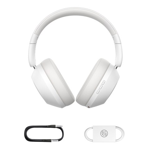 Słuchawki bezprzewodowe nauszne Bass 30 Max Bluetooth 5.3 - białe