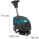 Szorowarka akumulatorowa do czyszczenia podłóg 40 cm 25 l 160 obr./min