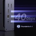 13w1 Stacja dokująca Thunderbolt 4 / USB-A / DP / RJ45 / czytnik SD TF / USB-C / mini jack