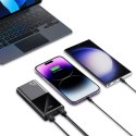 Powerbank PB13 20000mAh USB-A USB-C iPhone Lightning z kablem USB-C - USB-A 22.5W - szary