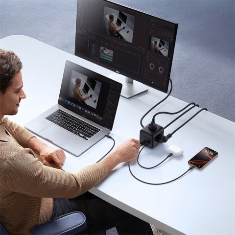 Listwa zasilająca kostka USB-A USB-C gniazdo EU 67W 1.5m