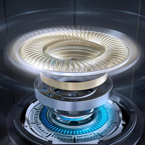 Słuchawki bezprzewodowe U21 TWS ANC ENC Bluetooth - czarne