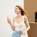Wiatrak przenośny mini wentylator powerbank latarka USB-A USB-C 4500mAh - różowy