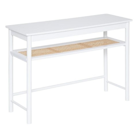 Konsola Cabras białe drewno/wiklina