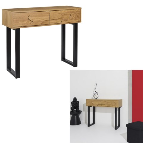 Konsola Calypso dąb/ czarna