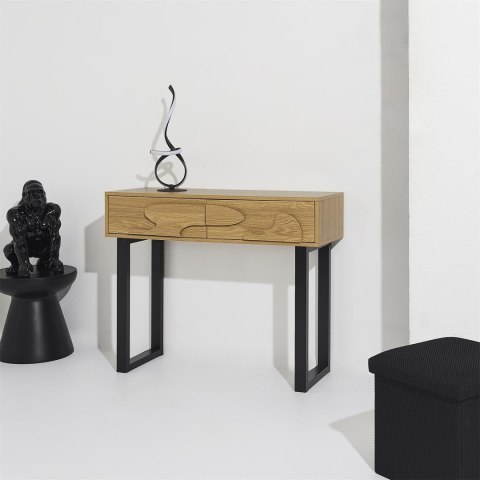 Konsola Calypso dąb/ czarna